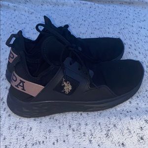 US polo assn rose gold sneakers